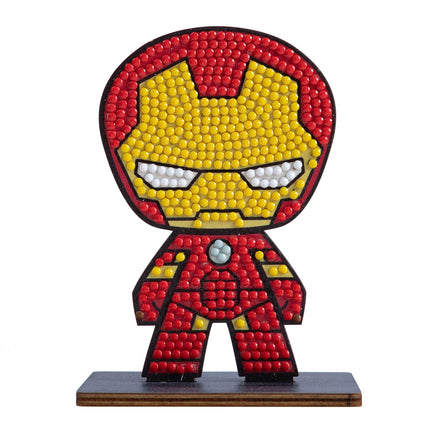 Ensemble d'art Marvel avec cristaux, Iron Man