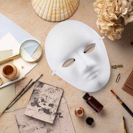 Lot de 20 masques blancs