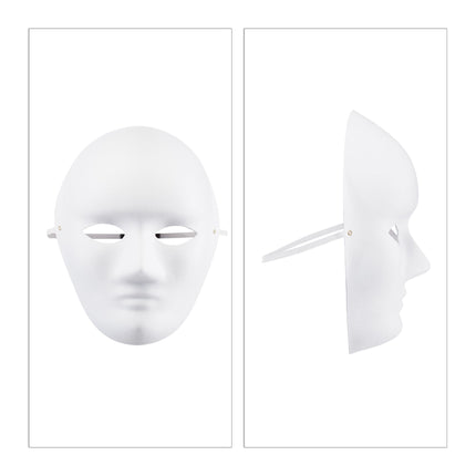 Lot de 20 masques blancs