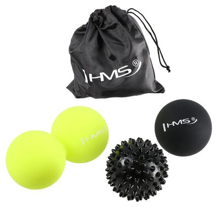 Ensemble de balles de massage, 3 pièces, idéal pour soulager les muscles