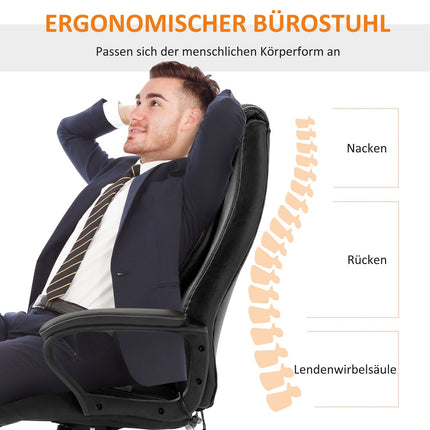 Ergonomischer Gaming-Stuhl mit verstellbarer Höhe und 6 Vibrationspunkten