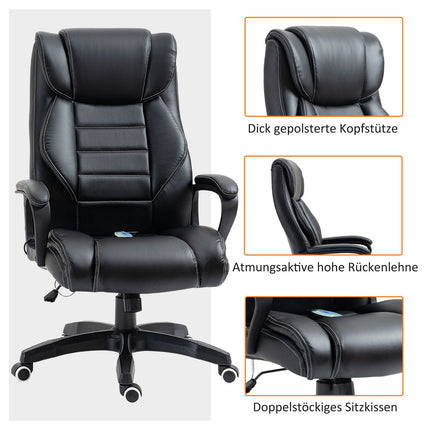Ergonomischer Gaming-Stuhl mit verstellbarer Höhe und 6 Vibrationspunkten