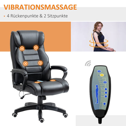 Ergonomischer Gaming-Stuhl mit verstellbarer Höhe und 6 Vibrationspunkten
