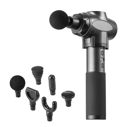 Massage Gun, Deep Tissue, 9 Speeds, 6 Heads