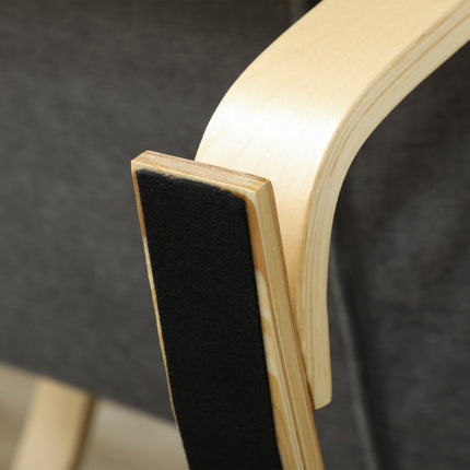 Fauteuil à bascule massant avec chaleur lombaire, 3 modes, gris