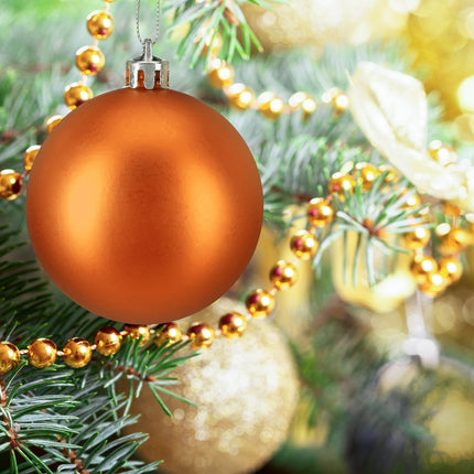 Ensemble de boules de Noël mates, 100 pièces