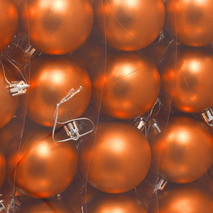 Ensemble de boules de Noël mates, 100 pièces