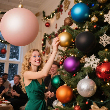 Weihnachtskugeln Set matt, 50 Stück