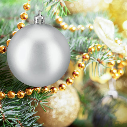 Ensemble de boules de Noël mates, 50 pièces