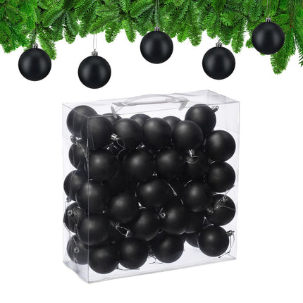 Mattes Christbaumkugel-Set, 50-teilig