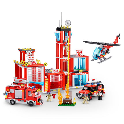 Caserne de pompiers Max City Bricks, 976 pièces