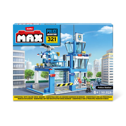 Poste de police Max City Bricks, 321 pièces
