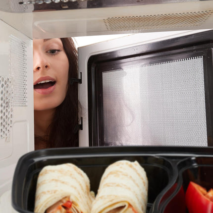 Boîtes de préparation de repas à 2 compartiments - 24 pièces