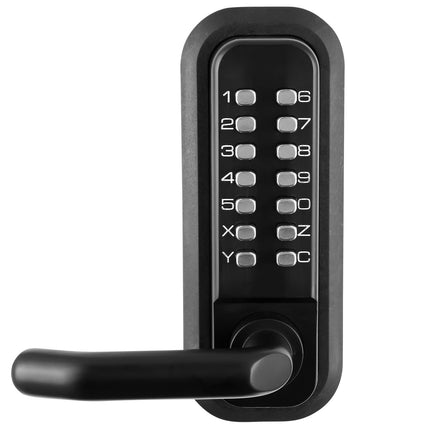 Mechanical Keyless Door Lock, 14-Digit Keypad, Outdoor, Zinc Alloy