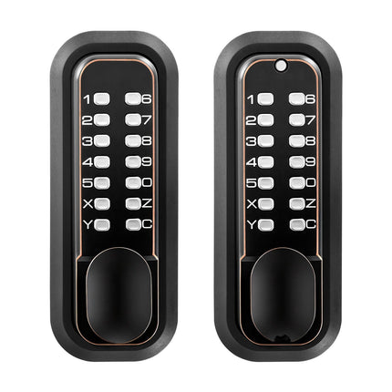 Mechanical Keyless Door Lock, Double-Sided, 4-7 Digit