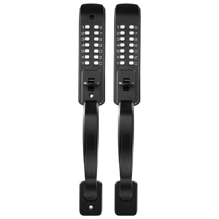 Mechanical Keyless Door Lock, Double-Sided Keypad, Auto-Lock