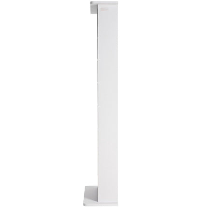 Media Storage Cabinet, 8 Adjustable Shelves, Holds 464 CDs, White