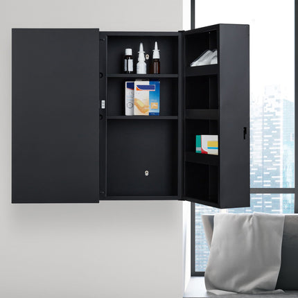 Armoire à pharmacie XXL en anthracite