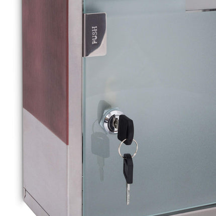 Armoire à pharmacie EMERGENCY XL en acier inoxydable
