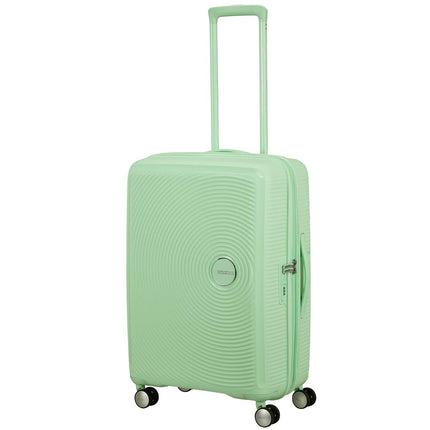 Mittlerer pastelgrüner Koffer – 67cm Spinner