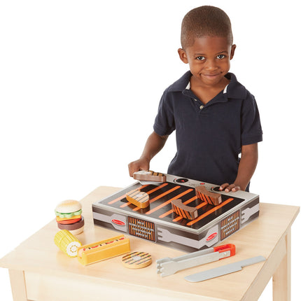 Melissa & Doug Grill & Serve Ensemble de jeu barbecue