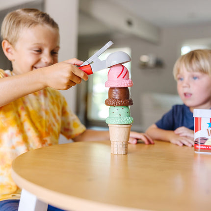 Melissa & Doug Ensemble de jeu Scoop & Stack Ice Cream