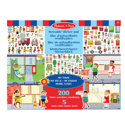 Melissa & Doug Wiederverwendbares Stickerpad Meine Stadt