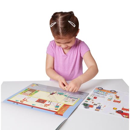 Melissa & Doug Wiederverwendbares Stickerpad Meine Stadt