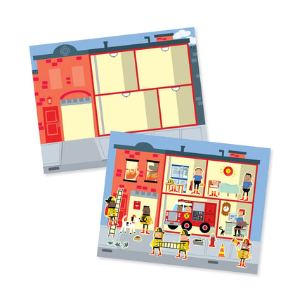 Melissa & Doug Wiederverwendbares Stickerpad Meine Stadt