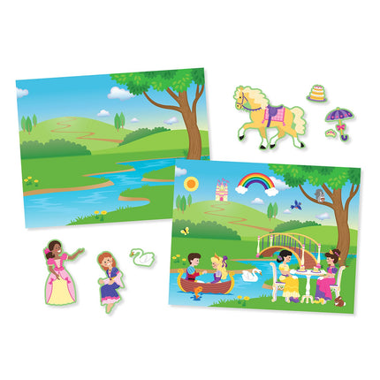 Bloc d'autocollants réutilisables Melissa & Doug - Château de princesse