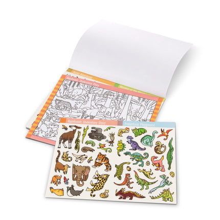 Melissa & Doug Such- und Finde-Stickerblock – Tier