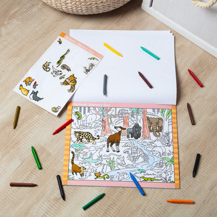 Melissa & Doug Such- und Finde-Stickerblock – Tier