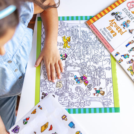 Melissa & Doug Bloc d'autocollants Cherche et trouve - Autour de la ville