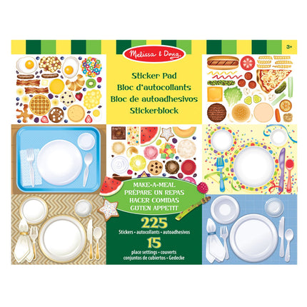 Melissa & Doug Bloc d'autocollants pour préparer un repas