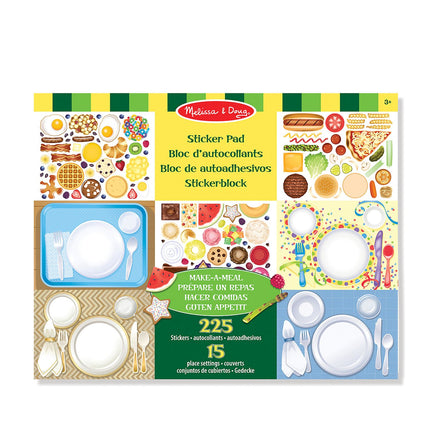 Melissa & Doug Bloc d'autocollants pour préparer un repas