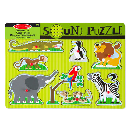 Melissa & Doug Zoo Tiere Sound-Puzzle