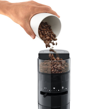 Melitta Linea Kaffeemühle mit Kegelmahlwerk, 13 Mahlgradeinstellungen