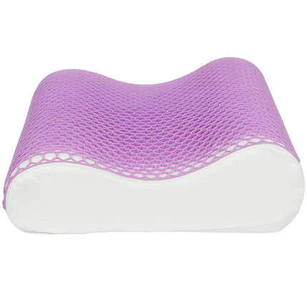 Oreiller en mousse à mémoire de forme, support de cou ergonomique, 2 hauteurs