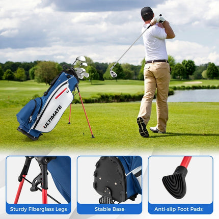 Komplettes 9-teiliges Golfschläger-Set für Herren mit Tasche