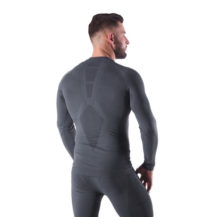 Haut thermoactif gris pour homme, S/M
