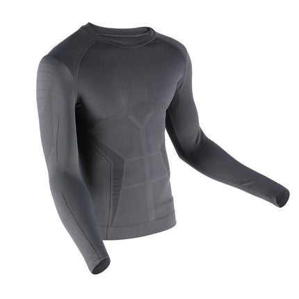 Haut thermoactif gris pour homme, S/M