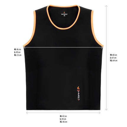 Gilet gainant pour homme, taille L, coupe compression