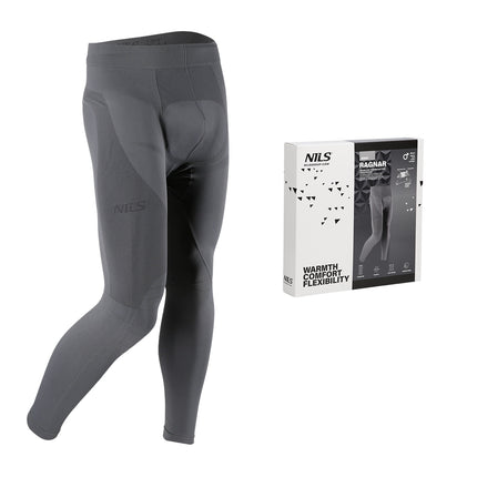 Pantalon thermoactif pour homme, gris, taille L/XL