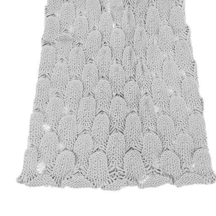 Couverture queue de sirène - gris KO11380