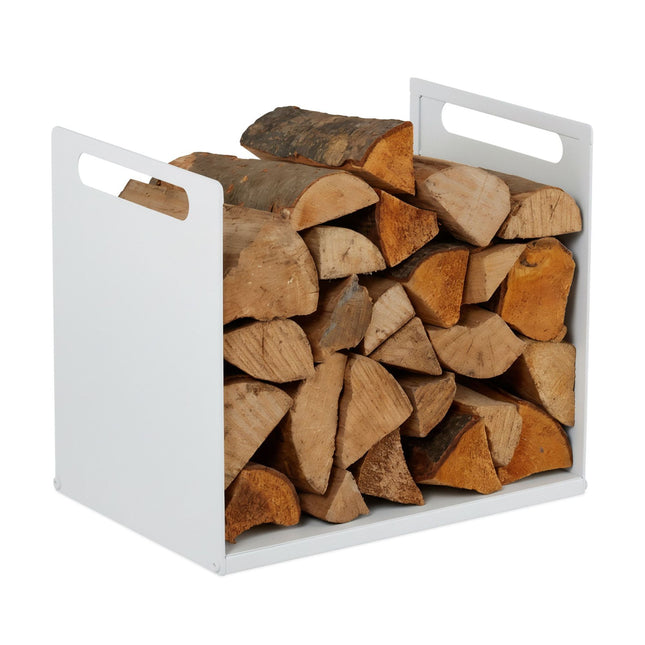 Metall-Kaminholzregal – Innenholzhalter für Kamin