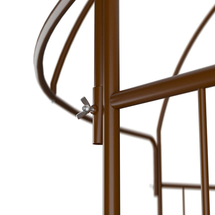 Tonnelle de jardin en métal - Forme cage à oiseaux, Gazebo autoportant
