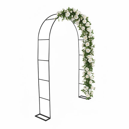 Arche de jardin en métal avec support pour plantes grimpantes