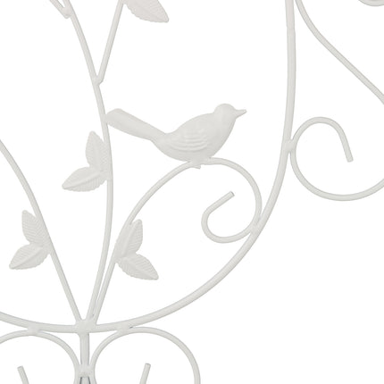 Treillis de jardin en métal, design vintage, support pour plantes grimpantes