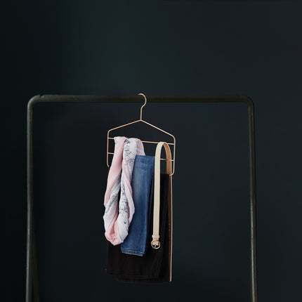 Cintre multi-pantalons en métal