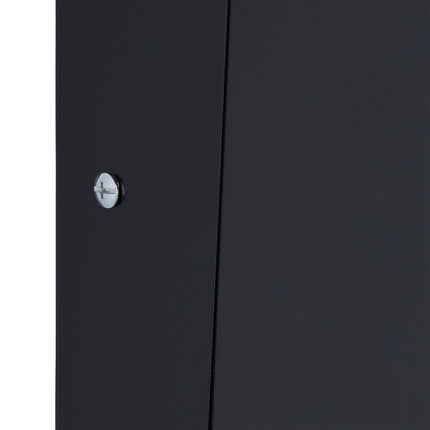 Hochbeet aus Metall in Schwarz